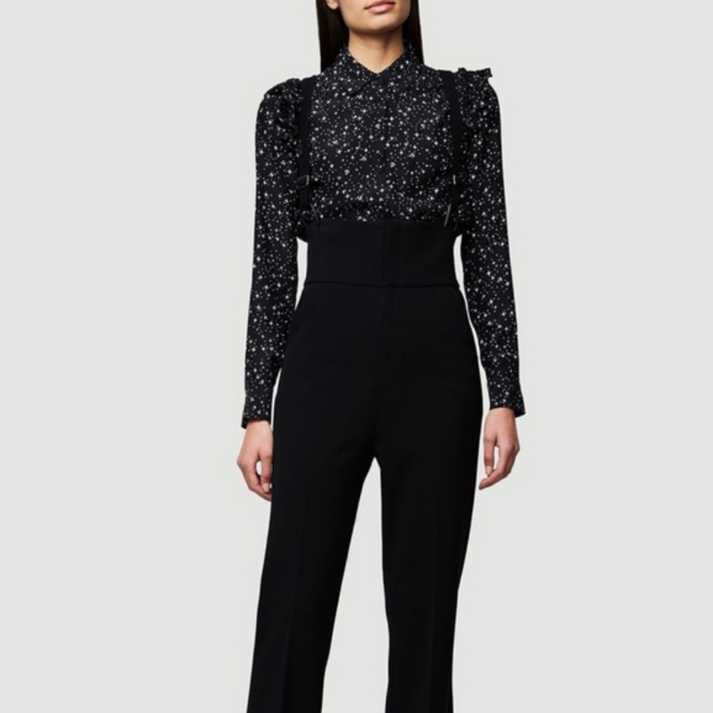 Silk Long-Sleeve Blouse